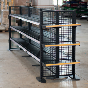 ADONG Double-Sided Iron Gondola Supermarket Shelving | Light Duty Freestanding Display Rack Perforated Shelves | Dong Nai - Product Image 3