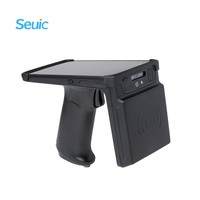 Lecteur RFID UHF portable longue portée NFC 860-960Mhz, lecteur-graveur RFID portable, scanner laser pour l'inventaire des entrepôts de vente au détail