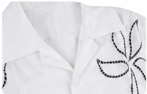 Chemise décontractée à manches courtes pour homme, col rabattu, chemises d'été - Product Image 2