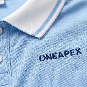 Custom Mens <b>Light</b> <b>Blue</b> <b>Polo</b> <b>Shirt</b> Wholesale Short Sleeve Embroidered Logo Golf Uniform Workwear OEM Apparel Manufacturer Premium - Product Image 6