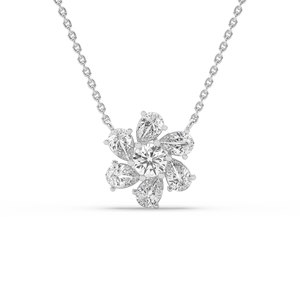 Pendentif en diamant rond brillant de 1,68 carat cultivé en laboratoire, or massif 14 carats, certifié IGI, cadeau de mariage ou de fiançailles - Product Image 3