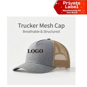 Private Label Leather Patch Trucker <b>Hats</b> Custom Woven Label <b>Cap</b> ODM Wholesale Custom Trucker <b>Hats</b> High Quality Mesh Back - Product Image 1