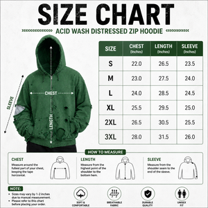 Sweat à capuche zippé surdimensionné pour homme, 100 % coton, écologique, doublé, délavé à l'acide, style streetwear déchiré avec impression en relief, service OEM - Product Image 6