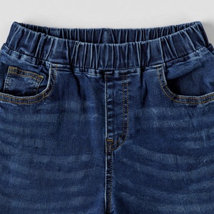 Jeans de Mezclilla Cortos de Cintura Alta para Mujer, Color Sólido, Lavado a la Piedra, Estilo Casual, Tela de Algodón Transpirable, para Primavera - Product Image 6