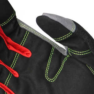 Professional Manufacture Mechanical Safety Working Gloves Wholesale Price Private Label Top Quality Leather Mechanic Work Gloves - Product Image 4