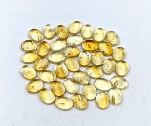 Cabalones de Citrino de Calidad AAA, Gema Ovalada Amarilla Natural de 8x6 mm, Suministros para la Fabricación de Joyería de Piedra Natural a Precio de Mayoreo - Product Image 5