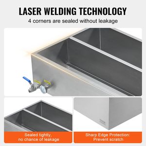 Pentola Evaporatrice per Sciroppo d'Acero da 47 Galloni, 683 Tazze, Capacità 8.8oz, Pentola Evaporatrice Piatta, Termometro, 2 Valvole, 3 Attrezzature per Distillazione - Product Image 4