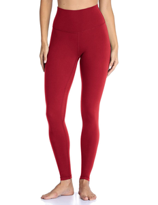 Leggings confortables pour femmes en spandex et polyester, taille haute, fermeture à cordon, extensibles, écologiques, pour le sport, la remise en forme et le yoga - Product Image 3