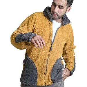 Veste bomber en polaire respirante pour homme et femme, couleur personnalisée, fermeture éclair, automne, hiver, chaude, décontractée, surdimensionnée, best-seller - Product Image 2