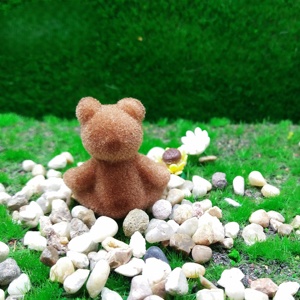 ตุ๊กตาหมีขนาดเล็ก1 "หมีนั่งสำหรับตกแต่งบ้านตุ๊กตา - Product Image 5