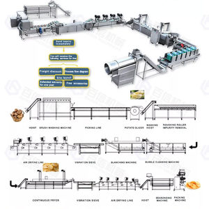 Ligne de production continue de frites surgelées Machine de fabrication de frites surgelées 300kg 500kg - Product Image 6