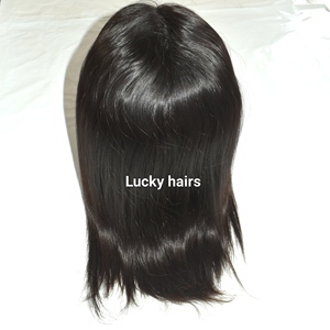 Perruque Lace Front HD sans colle en cheveux naturels indiens Remy vierges à 100 %, lisses, aspect naturel, doux et soyeux, pour femmes, avec extensions à clips - Product Image 2