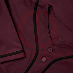 เสื้อเบสบอลแบบกระดุมหน้าคุณภาพสูง ทรงปกติ ใส่ได้ทุกฤดู สำหรับทีม - Product Image 3