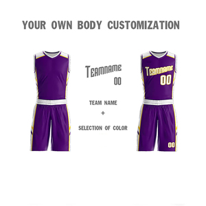 Conjunto de Uniforme de Baloncesto para Hombre, Talla Regular, Personalizado por Sublimación, Jersey de Baloncesto de Secado Rápido, Ropa Deportiva para Entrenamiento en Equipo - Product Image 4