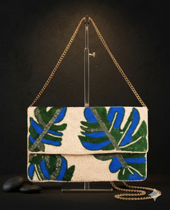 Luxury Handmade Beaded <b>Clutch</b> for Women Designer Embellished Evening Party <b>Bag</b> Wedding <b>Bridal</b> Ethnic Potli Style Purse - Product Image 5