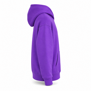 Sudadera con Capucha Premium sin Cordones, de Felpa Gruesa, Corte Regular, Unisex, de Algodón, Transpirable, con Hombros Caídos y Bolsillo Canguro - Product Image 4