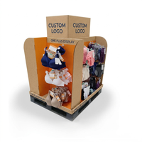Présentoirs en carton ondulé pour palettes, présentoirs pour chemises, présentoirs pour jupes, présentoirs en carton personnalisés pour palettes
