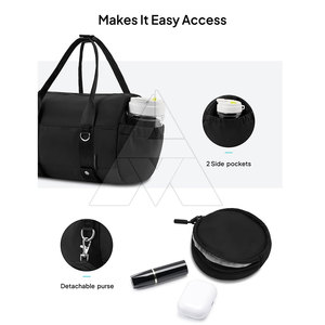Bolsas de Gimnasio Ligeras y Portátiles, MOQ Bajo, Bolsas de Gimnasio Cómodas, Bolsas de Gimnasio Resistentes, Bolsas de Gimnasio Sostenibles - Product Image 4