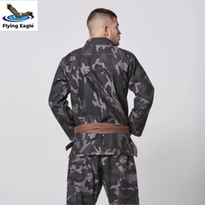 Combinaison de Jiu-Jitsu Brésilien (BJJ) personnalisée avec logo, extensible, respirante, légère, uniforme d'arts martiaux, vêtements de sport en coton durable pour le karaté - Product Image 6