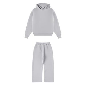 Conjunto Deportivo Personalizado Transpirable y Ligero de Poliéster/Nailon para Invierno, con Cierre de Cordón, Sudadera con Capucha y Pantalones, Unisex, Estilo Urbano - Product Image 1