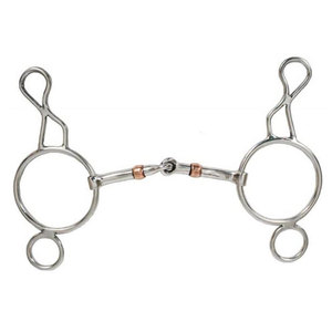 High Quality Stainless Steel Horse <b>Gag</b> <b>Bit</b> with Durable Structure Customizable Options for Experienced Riders and Trainers - Product Image 1