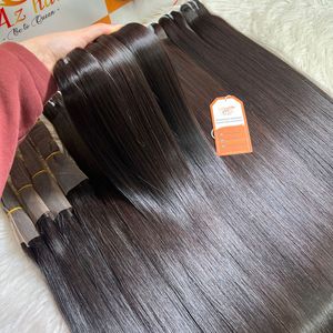 Wholesale Bone Straight Human <b>Hair</b> Bundles Raw Vietnamese <b>Hair</b> Silky Smooth Remy <b>Hair</b> Cuticle Aligned - Product Image 5