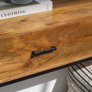 Table console en bois Vandana Sierra Neo avec deux tiroirs, design moderne en bois massif - Product Image 3