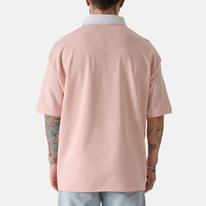 Chemise formelle pour homme à manches courtes 100% coton respirant été, impression de logo personnalisée, séchage rapide, impression numérique, couleurs personnalisées - Product Image 5