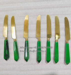 Gold Silver Stainless Steel Tableware Set Dishwasher Safe Metal Knives Butter Spreader <b>Spoon</b> <b>Rests</b> <b>Pot</b> <b>Clips</b> for Home Kitchen - Product Image 6