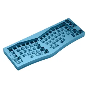 OEM-funda de teclado personalizada, fresadora CNC, mecanizado de aluminio, placa de bajos mecánicos, servicio de piezas de teclado
