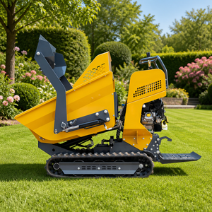 Tracked Mini Dumper Hydraulic Self Loading Crawler Carrier with Tipping Bucket for Construction - Product Image 6