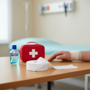 Nastro di cotone Ilan 10mm x 5m di grado medico per uso di primo soccorso - Product Image 3