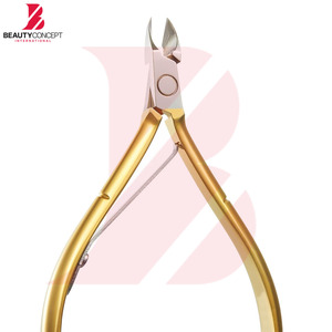 Coupe-ongles de qualité supérieure avec manche plaqué or, en acier inoxydable, coupe-ongles tendance et esthétique, outil de manucure - Product Image 4