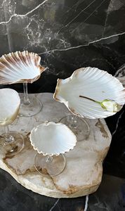 Eco Friendly Natural <b>Abalone</b> <b>Shell</b> Inlay Wine Glass Luxury Cocktail Glass Bulk Wholesale Manufacturer Vietnam - Product Image 6