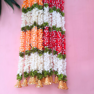 New Arrival Artificial Mogra Gajra With Yellow Jasmine <b>Garlands</b> 100% Handmade for Home and Wedding , Festival Décor - Product Image 1