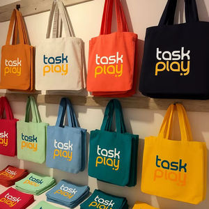 Bolsas de Tela de Algodón Coloridas al por Mayor, con Logotipo Personalizado, para Compras, Eventos Promocionales y Regalos - Product Image 1