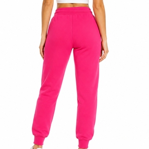 <b>Women</b> Fleece Sweatpants High Waist Drawstring Relaxed Fit Casual <b>Joggers</b> With Pockets Letter Print Right <b>Leg</b> Autumn Wear - Product Image 2