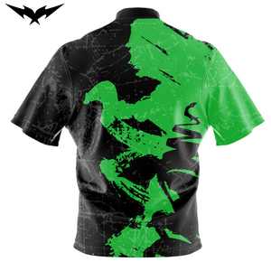 เสื้อโบว์ลิ่งลายแบบกำหนดเอง สไตล์ใหม่ เสื้อเจอร์ซีย์โบว์ลิ่งสำหรับสโมสร แขนสั้น ผ้าโพลีเอสเตอร์ 100% เสื้อทีมแขนสั้น - Product Image 2
