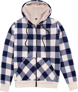 Urbanstreetfashion <b>Mens</b> Checked <b>Pullover</b> Sport Streetwear Fleece Sweatshirt Quality Jersey Fabric Solid Hooded <b>Pullover</b> - Product Image 3