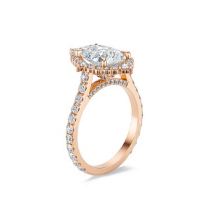 The Arielle <b>Ring</b> 14K Solid Gold Diamond Marquise Cut <b>Wedding</b> Engagement Anniversary IGI Certified Luxury Gift - Product Image 2