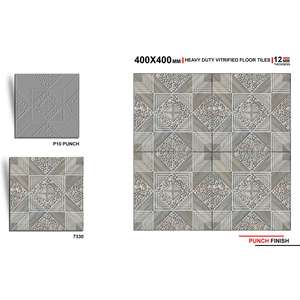 Vistaar Brand Best Price A-Grade Quality 40x40cm Porcelain Digital Outdoor Parking Floor Tiles 400x400mm Firebrick Farmhouse - Product Image 5