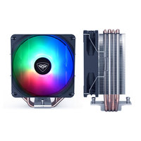 Pccooler-Enfriador de CPU silencioso, sistema de refrigeración de aluminio y cobre, con ventilador de aire, para PC, carcasa de ordenador, tubo de calor, 28