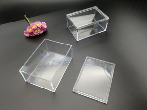 Boîte de rangement en acrylique moderne minimaliste de luxe, durable, multifonctionnelle, contenants transparents personnalisés pour bijoux et maquillage - Product Image 5