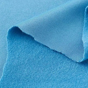 Tissu polaire extensible confortable de poids moyen pour vêtements d'extérieur, couleur unie personnalisée - Product Image 5