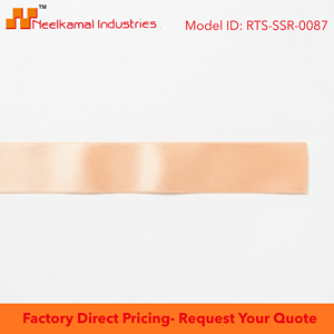 25mm Light Peach Apricot Single Face Satin <b>Ribbon</b> Wholesale 5 Rolls x 8 Meter for <b>Wedding</b> Arches Dessert Tables Floral Decor - Product Image 6