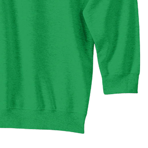 เสื้อสเวตเชิ้ตคอกลมสีเขียว AKA 3 ลายตัวอักษรกรีก เสื้อสเวตเชิ้ตผู้หญิงปักลายขนแกะ แขนยาว สวมใส่สบาย - Product Image 5