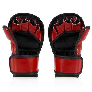 ถุงมือชกมวย MMA แบบมืออาชีพ ถุงมือฝึกซ้อมแบบมีแผ่นรอง ศิลปะการต่อสู้ รองรับข้อมืออย่างปลอดภัย อุปกรณ์กีฬาฟิตเนสกันน้ำ - Product Image 6