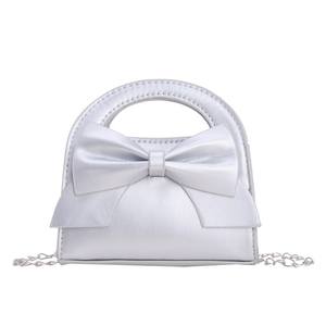Bolso de Cadena Moderno y a la Moda con Correa de Hombro con Lazo, Bolso Cruzado Bonito para Chicas - Material PU, Cierre Magnético - Product Image 4