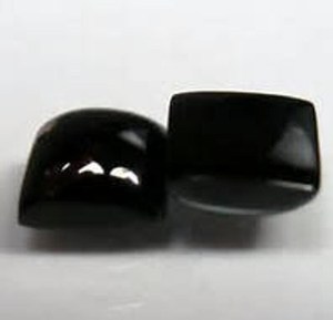 High Quality Natural <b>Square</b> Black Spinel Cabochon Loose Gemstone for DIY Jewelry Ring Necklace Manufacturer Supplier Making - Product Image 3