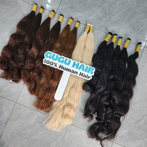 Extensions de cheveux en vrac en provenance de cheveux vietnamiens naturels, toutes couleurs et longueurs, qualité Remy, prix négociable, prix de gros - Product Image 3